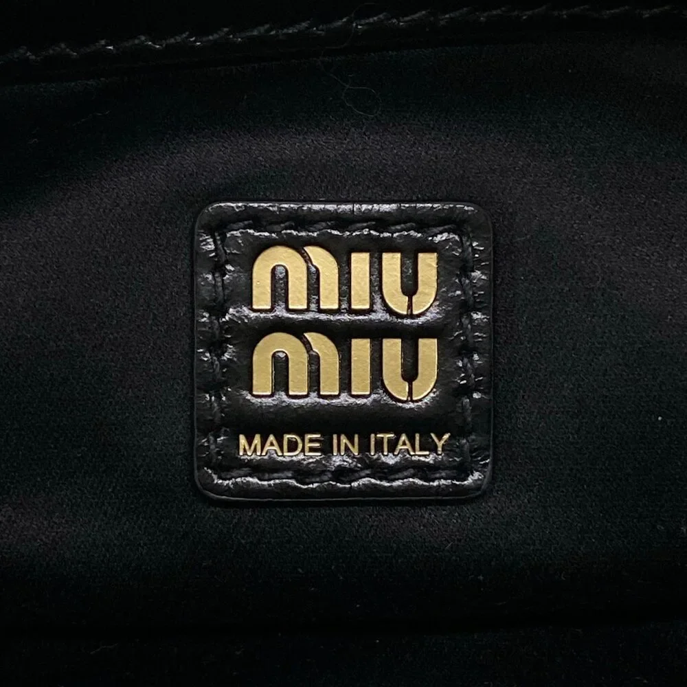 Miu Miu Leather top handle bag Handbag 5BB182